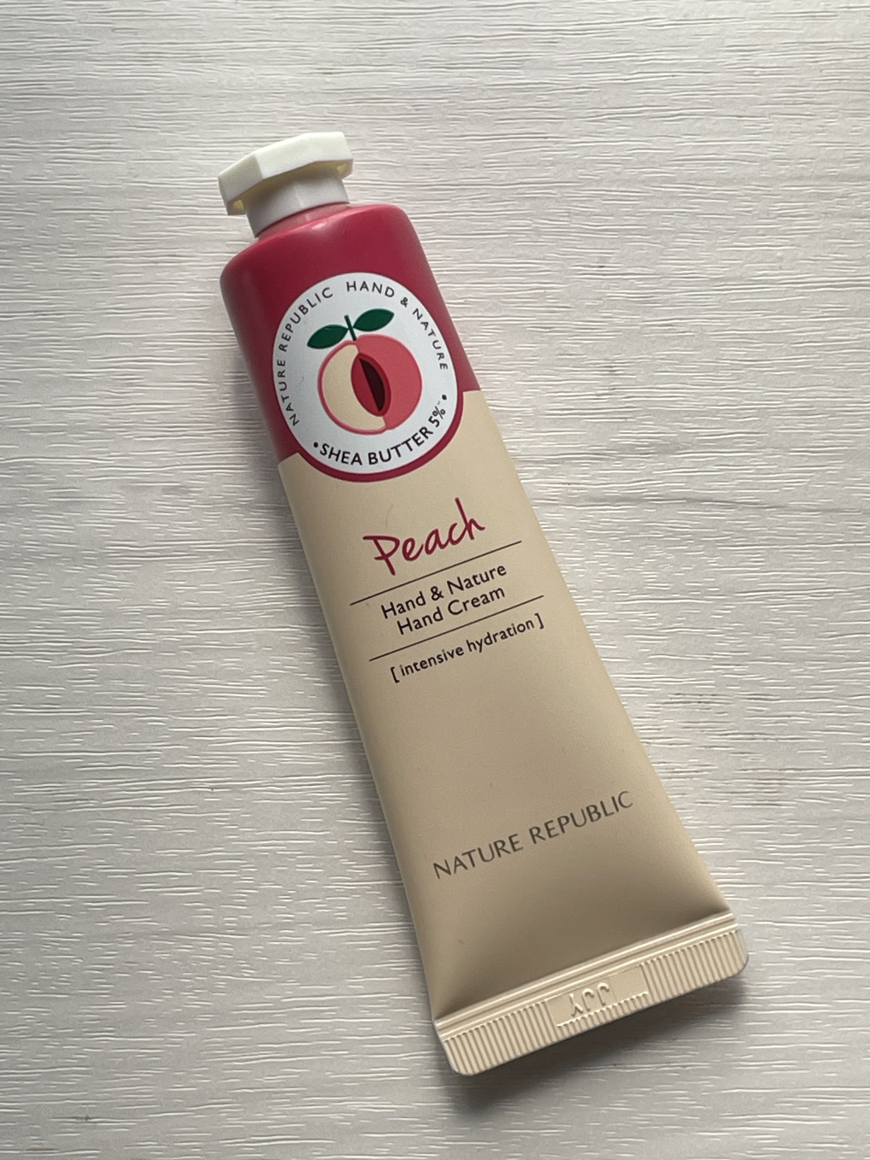 ハンドクリーム(ピーチ)/ネイチャーリパブリック/ハンドクリームを使ったクチコミ（1枚目）