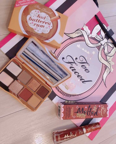 ホット バタード ラム ミニ アイシャドウ パレット/Too Faced/アイシャドウパレットを使ったクチコミ（1枚目）