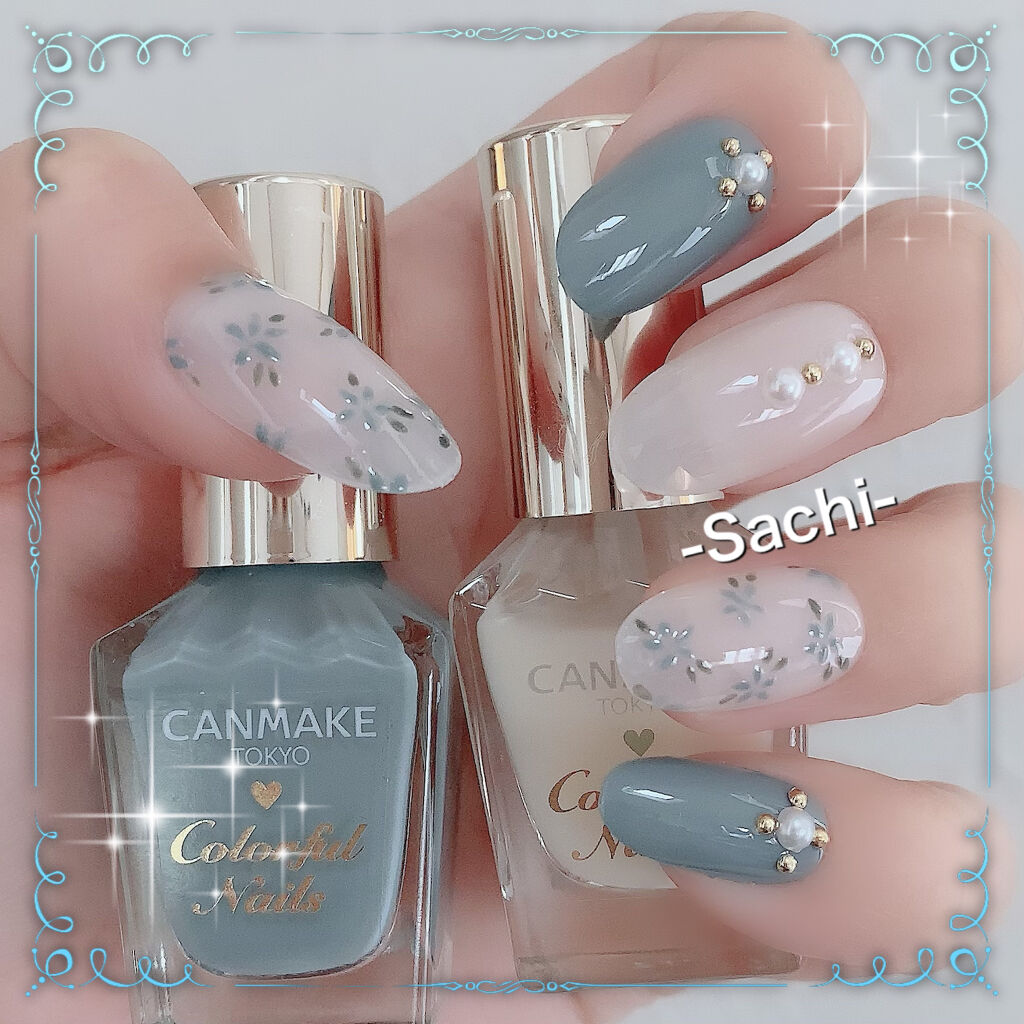 カラフルネイルズ/キャンメイク/マニキュアを使ったクチコミ（2枚目）