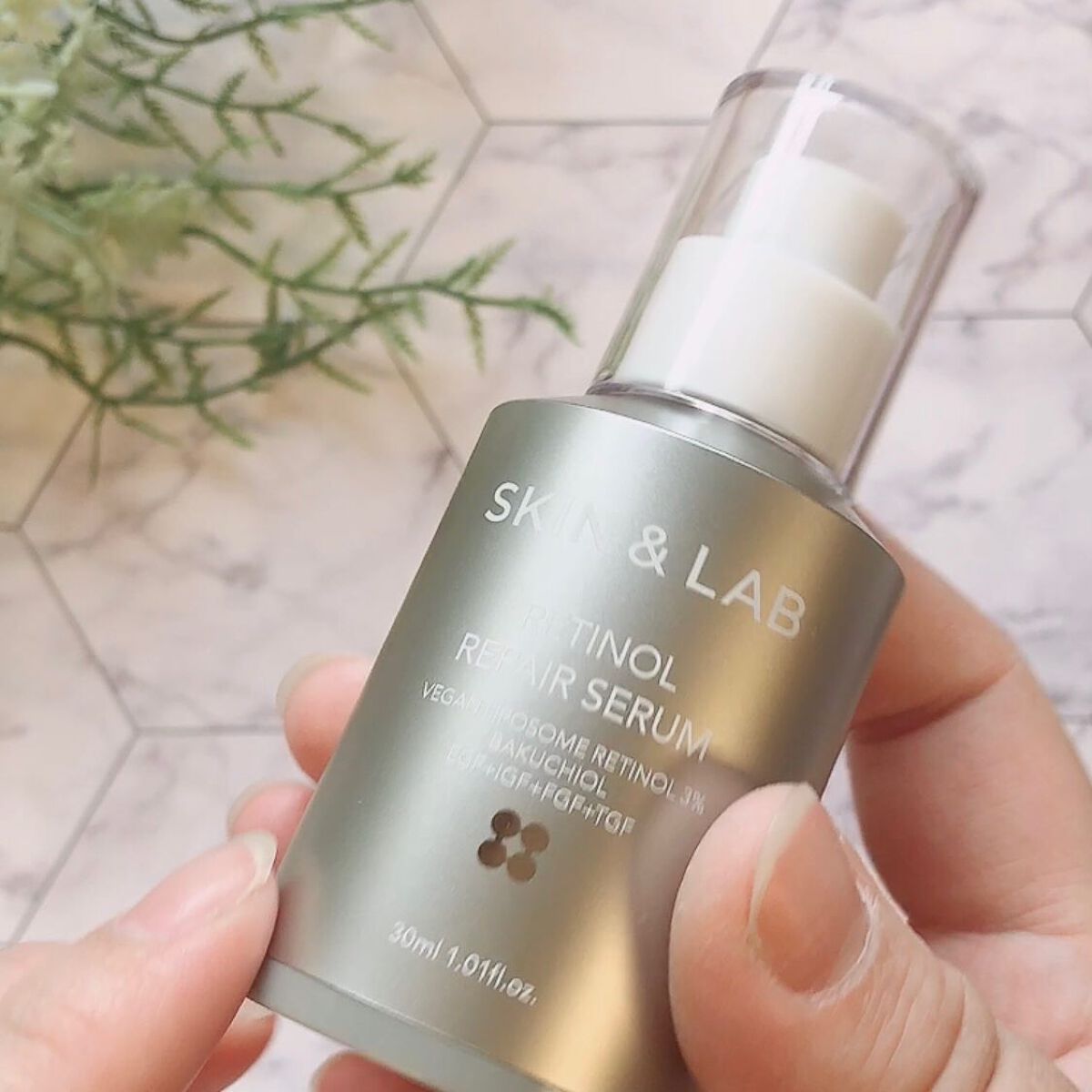 ヴィーガンリポソームレチノールセラム/SKIN&LAB/美容液を使ったクチコミ(2枚目)