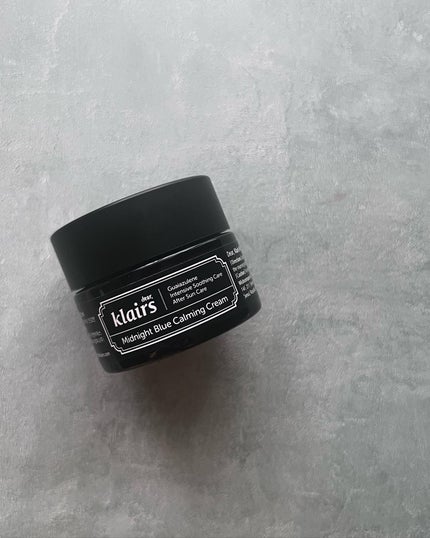 ミッドナイトブルーカーミングクリーム/Klairs/フェイスクリームを使ったクチコミ(1枚目)