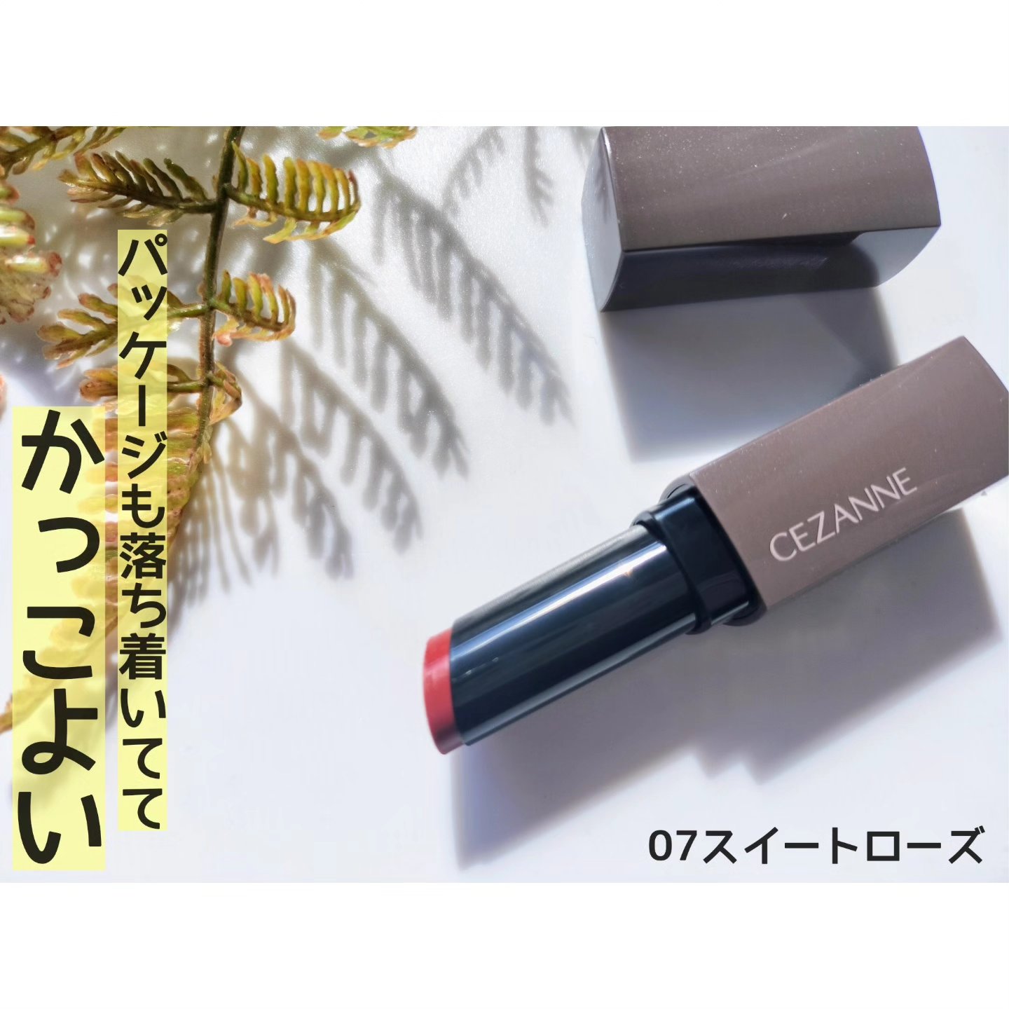 リップカラーシールド/CEZANNE/口紅を使ったクチコミ（2枚目）