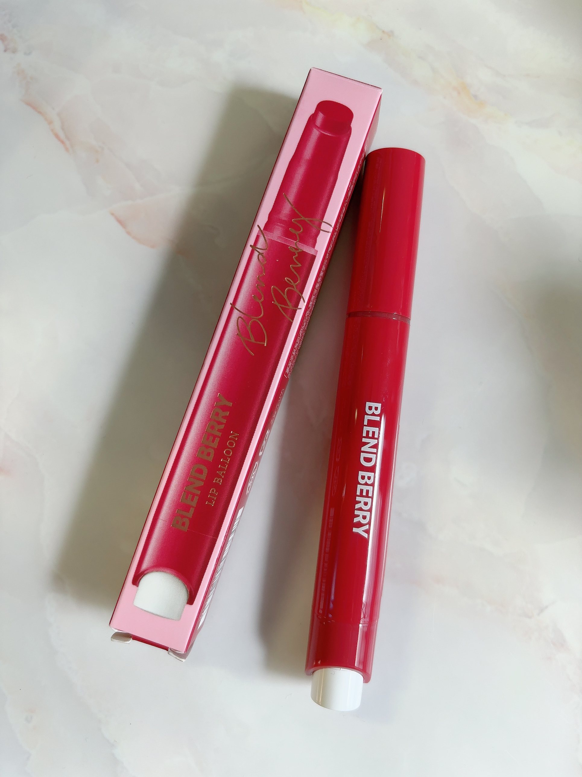 ブレンドベリー リップバルーン 009 ほてりレディロゼ/BLEND BERRY/口紅を使ったクチコミ（2枚目）