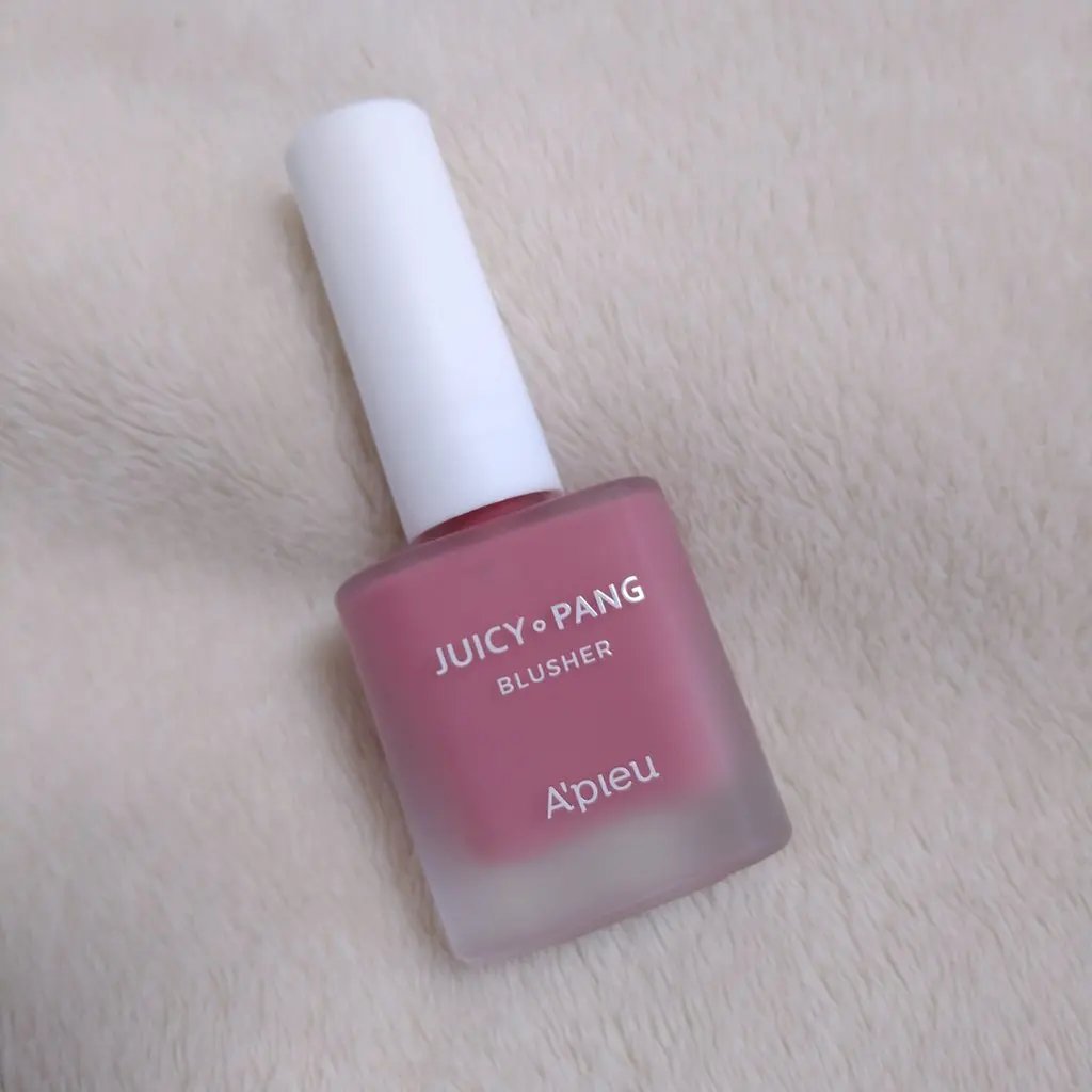 ジューシー パン ウォーター ブラッシャー PK02 RASPBERRY/A’pieu/リキッドチークを使ったクチコミ（1枚目）