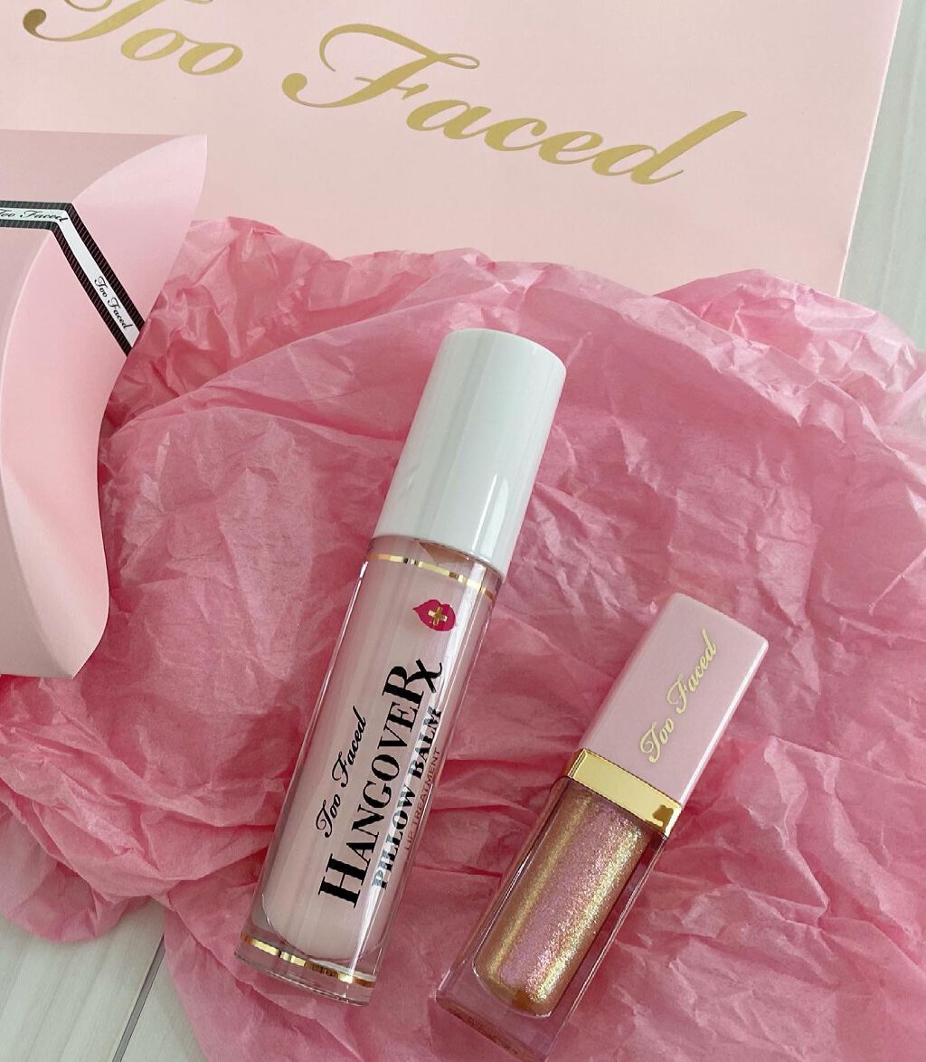 ～トゥー フェイスド ハングオーバー～ ピロー バーム リップ トリートメント/Too Faced/リップ美容液を使ったクチコミ（2枚目）