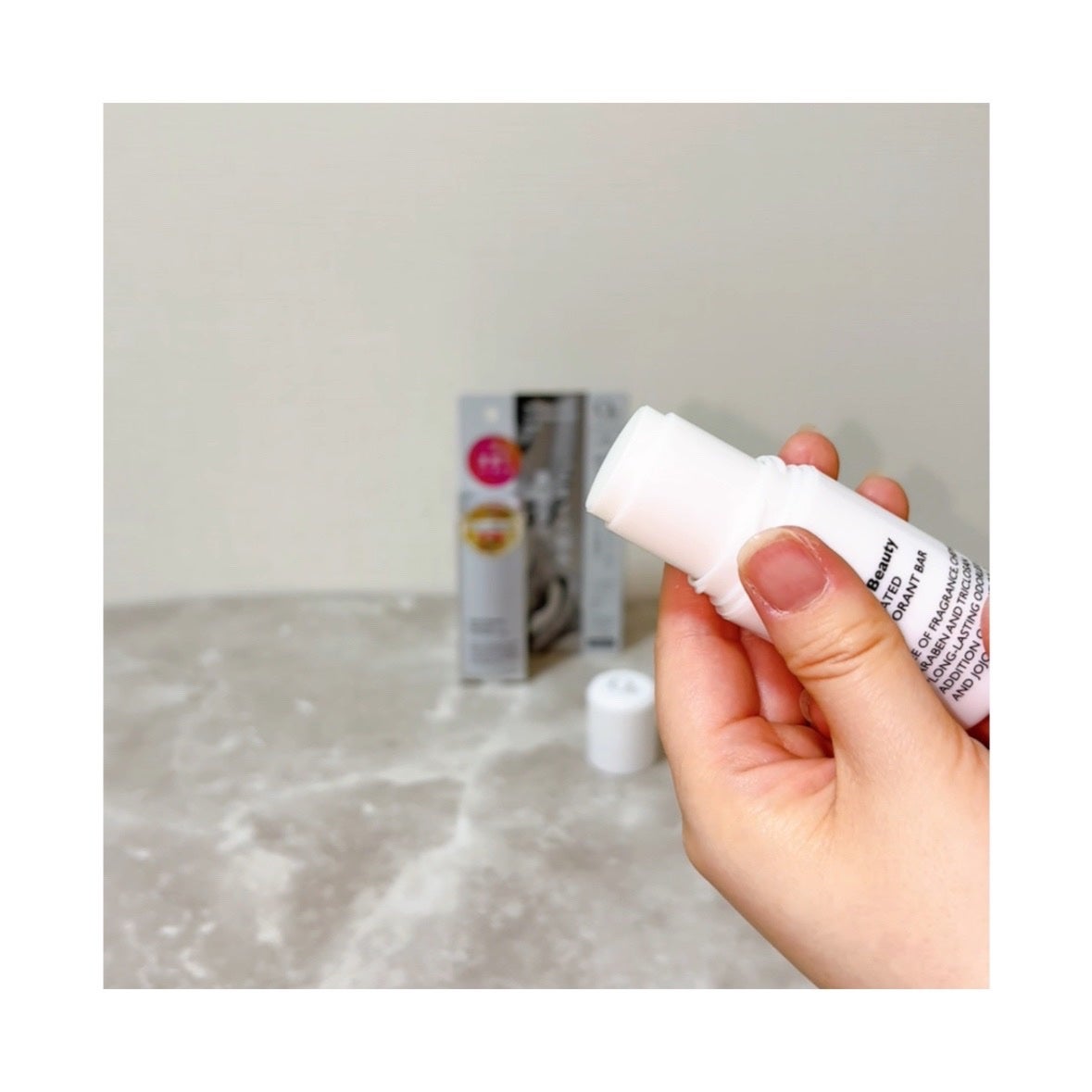 QB 薬用デオドラントバー 40C/クイックビューティー/デオドラント・制汗剤を使ったクチコミ(4枚目)