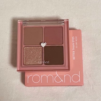 ベターザンアイズ/rom&nd/アイシャドウパレットを使ったクチコミ(1枚目)