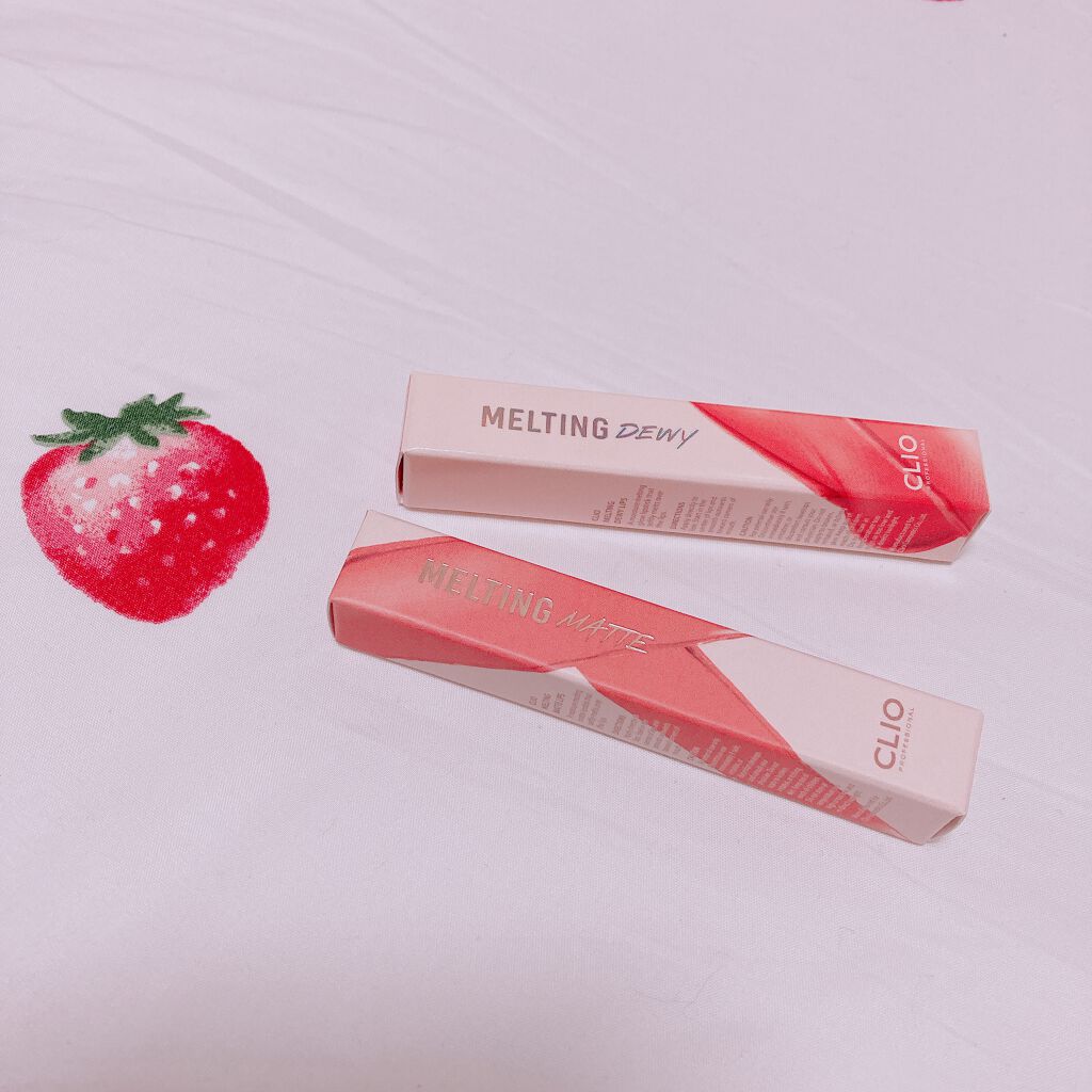 melting dewy lips/CLIO/口紅を使ったクチコミ(1枚目)