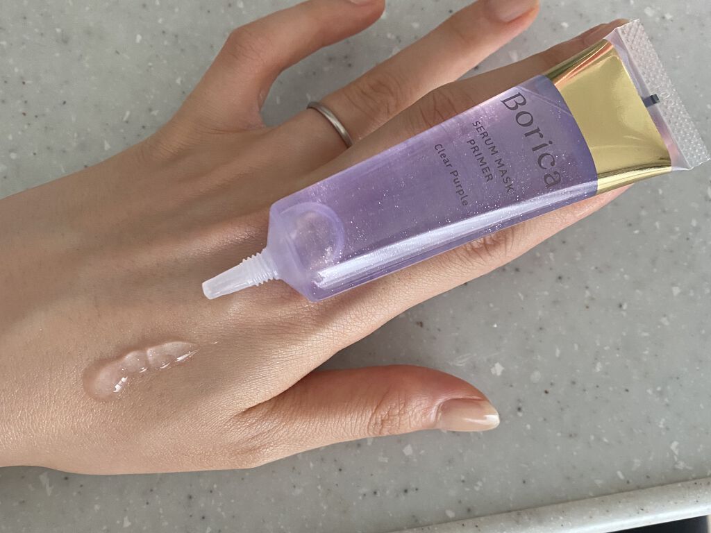 美容液マスクプライマー＜クリアパープル＞/Borica/化粧下地を使ったクチコミ（2枚目）