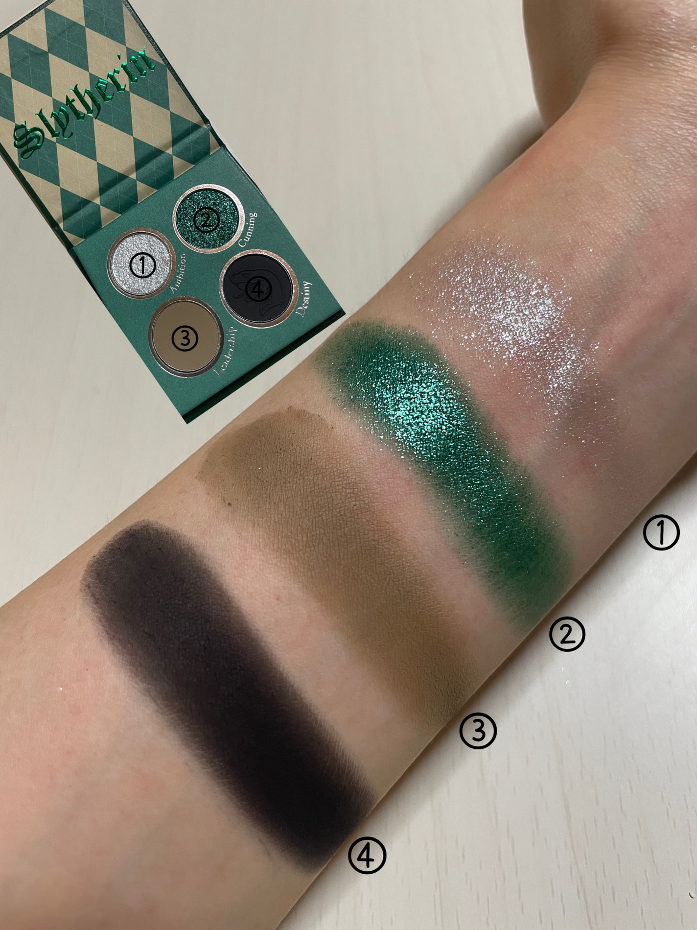 ハリーポッター ホグワーツの家パレット/SHEGLAM/アイシャドウパレットを使ったクチコミ(5枚目)