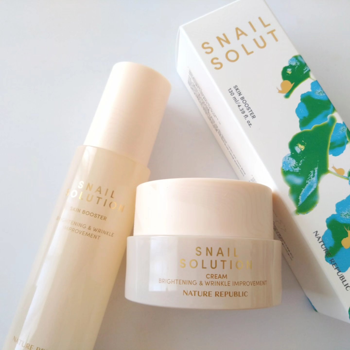 （旧）スネイルソリューションスキンブースター/ネイチャーリパブリック/ブースター・導入液を使ったクチコミ（2枚目）