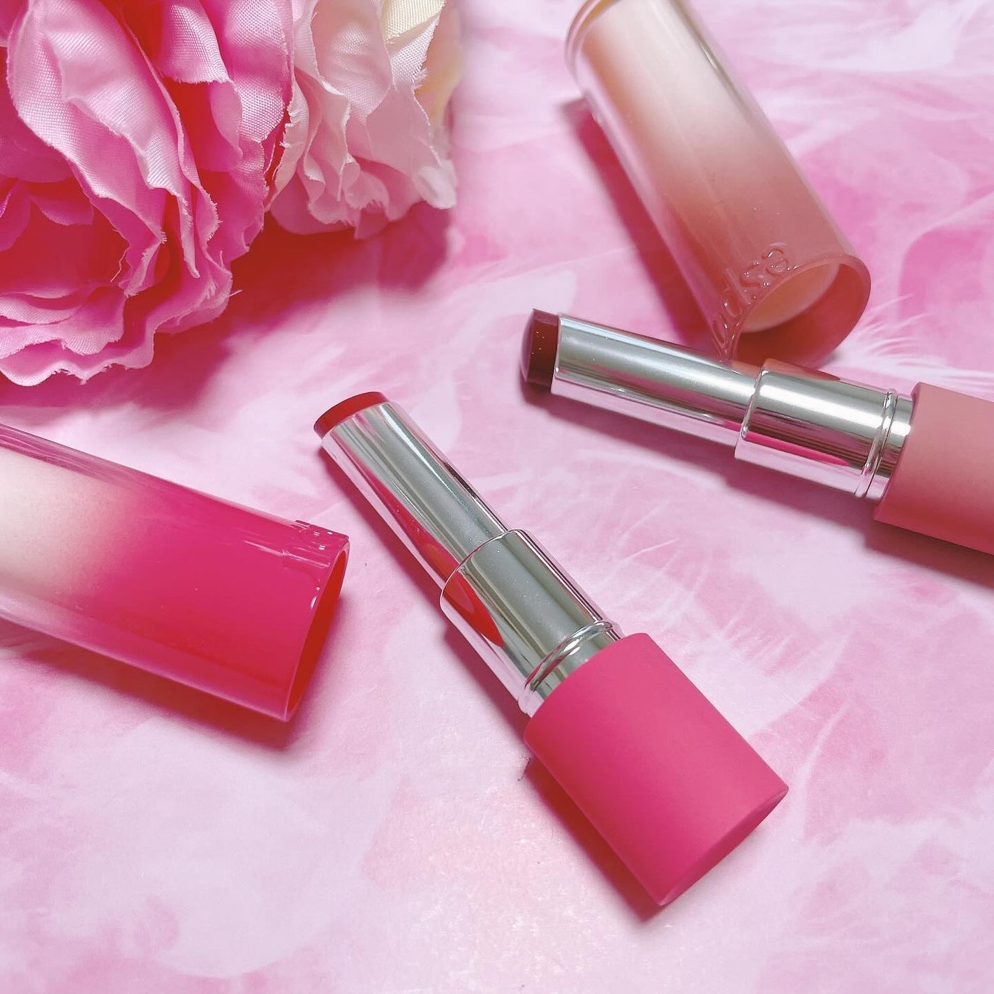 ノーウェアリップスティック バーミンググロー/espoir/口紅を使ったクチコミ(2枚目)