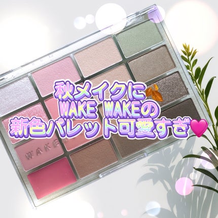 ソフトブラーリングアイパレット/wakemake/アイシャドウパレットを使ったクチコミ(1枚目)