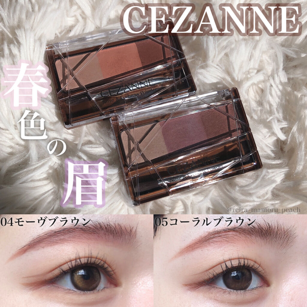 ノーズ＆アイブロウパウダー/CEZANNE/パウダーアイブロウを使ったクチコミ（1枚目）