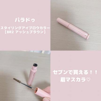 スタイリングアイブロウカラー/パラドゥ/眉マスカラを使ったクチコミ(1枚目)