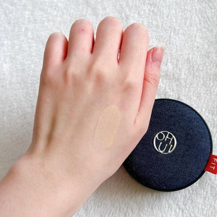 アルティメットフィット ロングウェアデニムクッション/OHUI/クッションファンデーションを使ったクチコミ(5枚目)