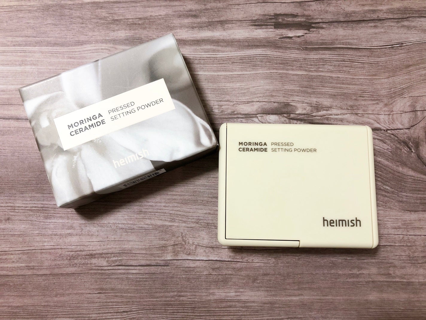 モリンガセラミドセッティングパウダーパクト/heimish/プレストパウダーを使ったクチコミ(4枚目)