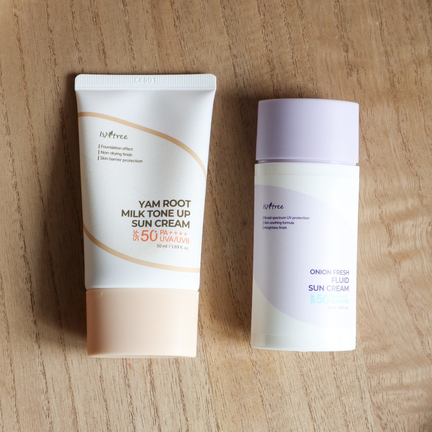 オニオンフレッシュフルイドUVクリーム/Isntree/日焼け止めクリームを使ったクチコミ（1枚目）