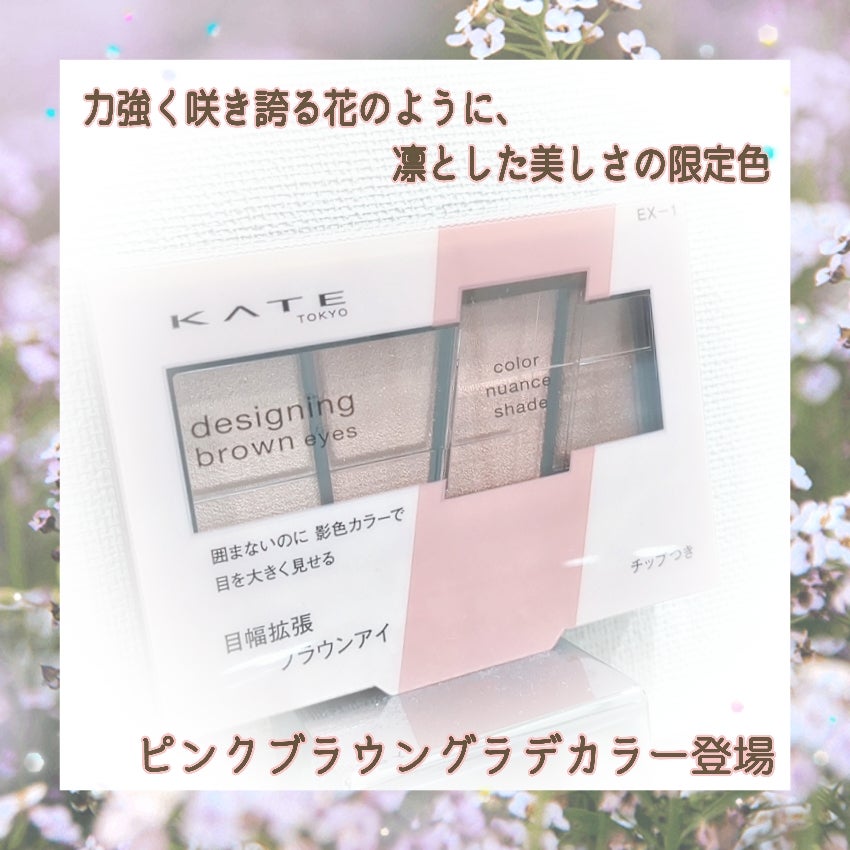 デザイニングブラウンアイズ/KATE/アイシャドウパレットを使ったクチコミ(1枚目)