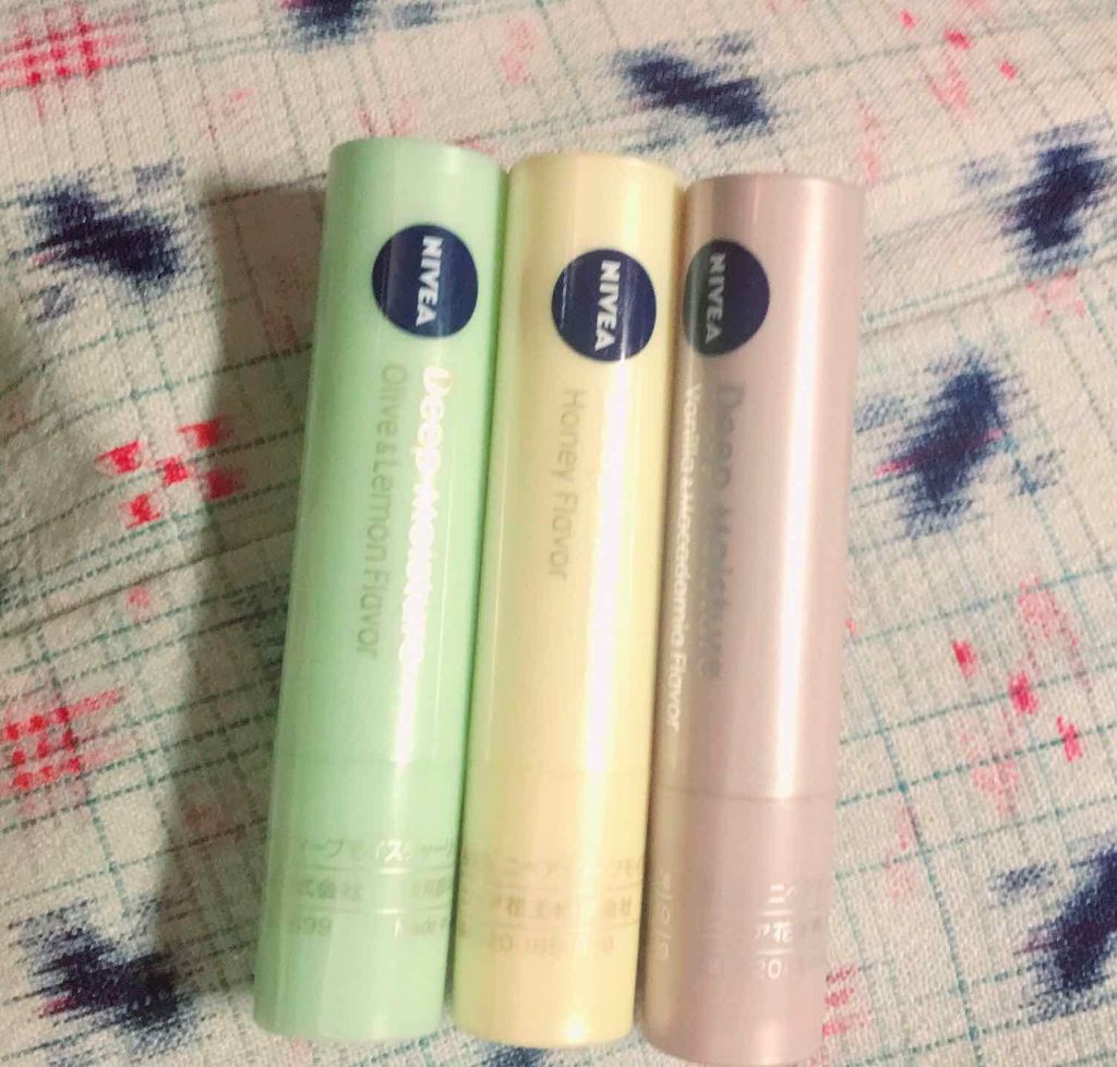 ニベア ディープモイスチャーリップ/ニベア/リップクリームを使ったクチコミ（1枚目）