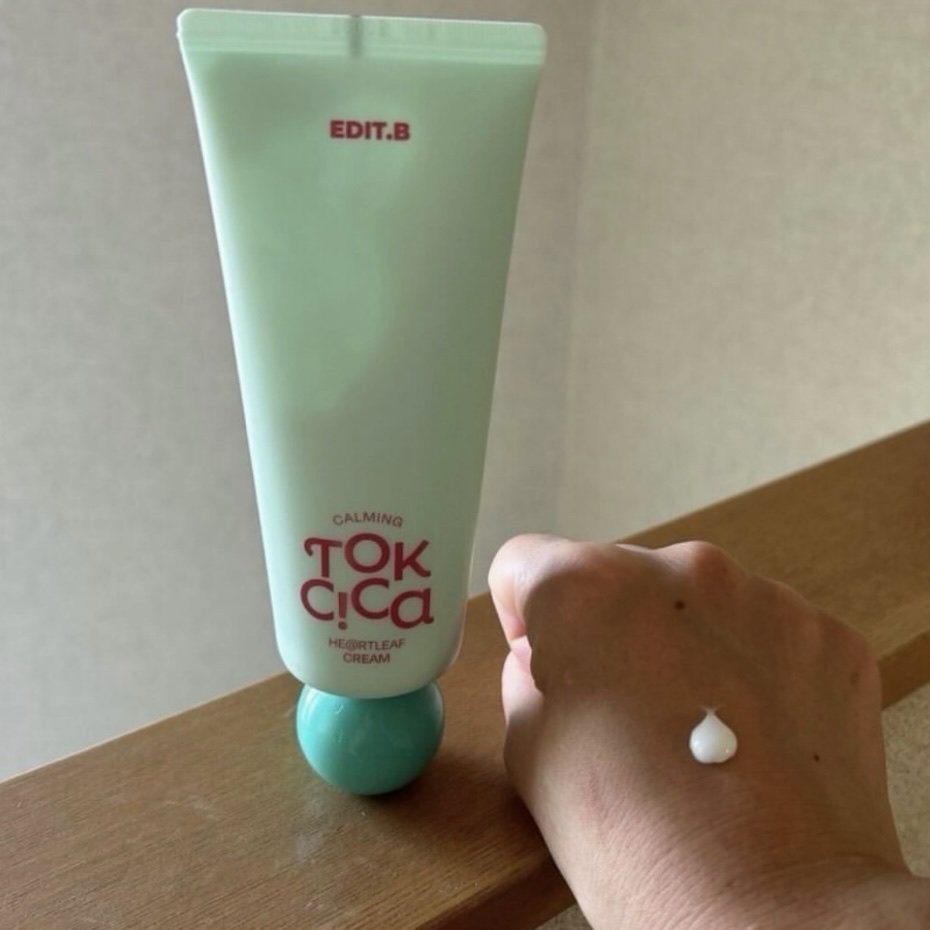 EDIT.B カーミングトックシカドクダミクリームのクチコミ「EDIT.Bカーミングトックシカドクダミクリーム

敏感肌対象の刺激テスト済み。
全ての人にア.....」（3枚目）