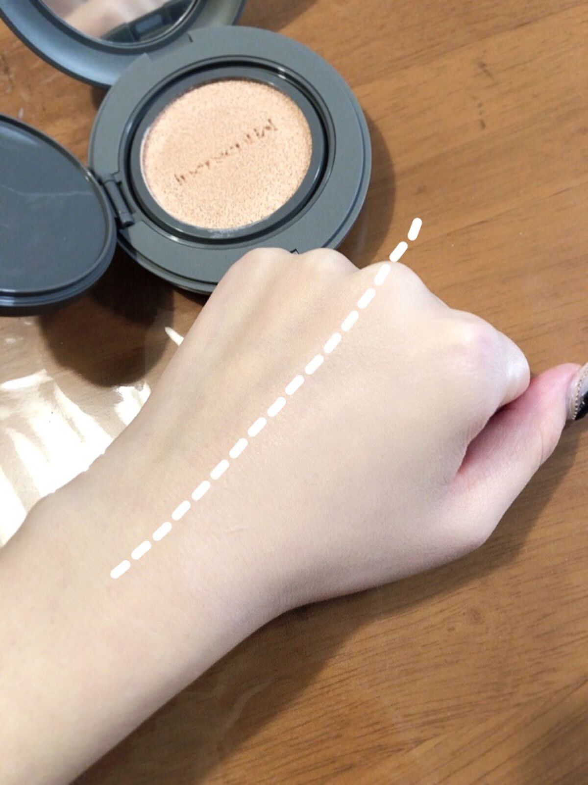 ナチュラルスキンフィットクッション/inersential/クッションファンデーションを使ったクチコミ（3枚目）