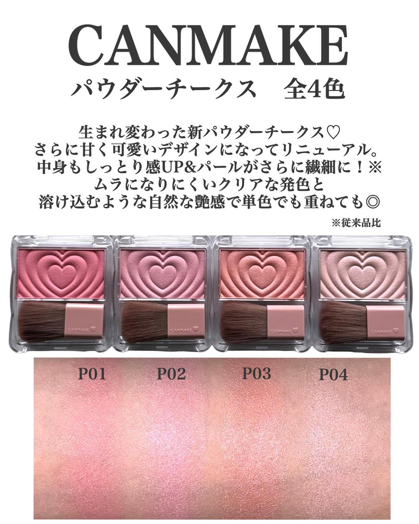 パウダーチークス/キャンメイク/パウダーチークを使ったクチコミ(2枚目)