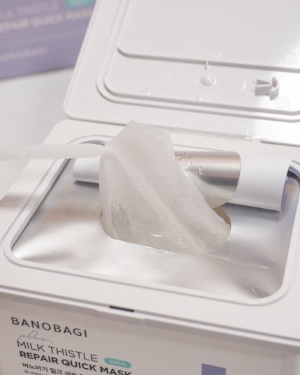 ミルクシスルリペアシカクイックマスクプラス/BANOBAGI/シートマスク・パックを使ったクチコミ(3枚目)