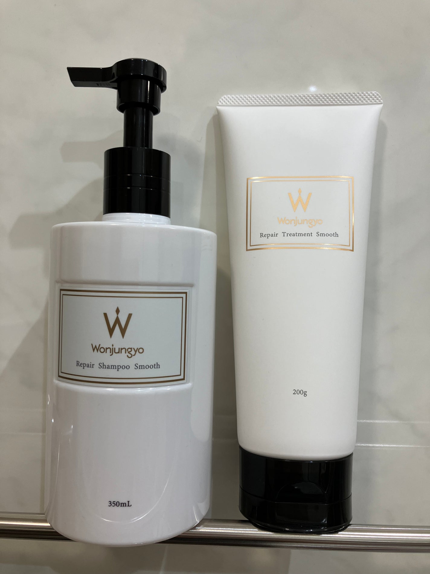 ウォンジョンヨ リペアシャンプー スムース/リペアトリートメント スムース/Wonjungyo/市販シャンプーを使ったクチコミ(1枚目)