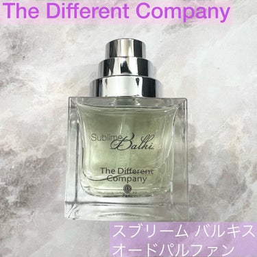 最近はもうこれしか使ってないくらいお気に入りフレグランスの紹介✨

The Different Company のスブリーム バルキス オードパルファン
先ずはアトマイザーキットでお試し。
第一印象は、