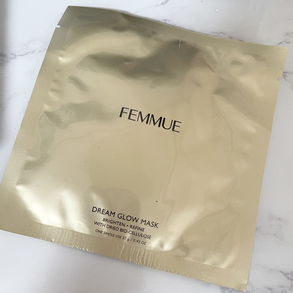 ドリームグロウマスク CP(肌引き締め・ブースター)/FEMMUE/シートマスク・パックを使ったクチコミ（1枚目）