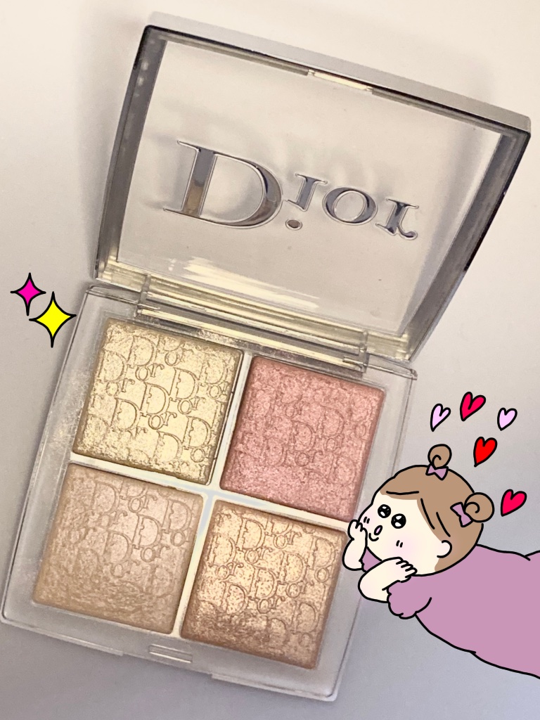 【旧】ディオール バックステージ フェイス グロウ パレット/Dior/ハイライトを使ったクチコミ（1枚目）