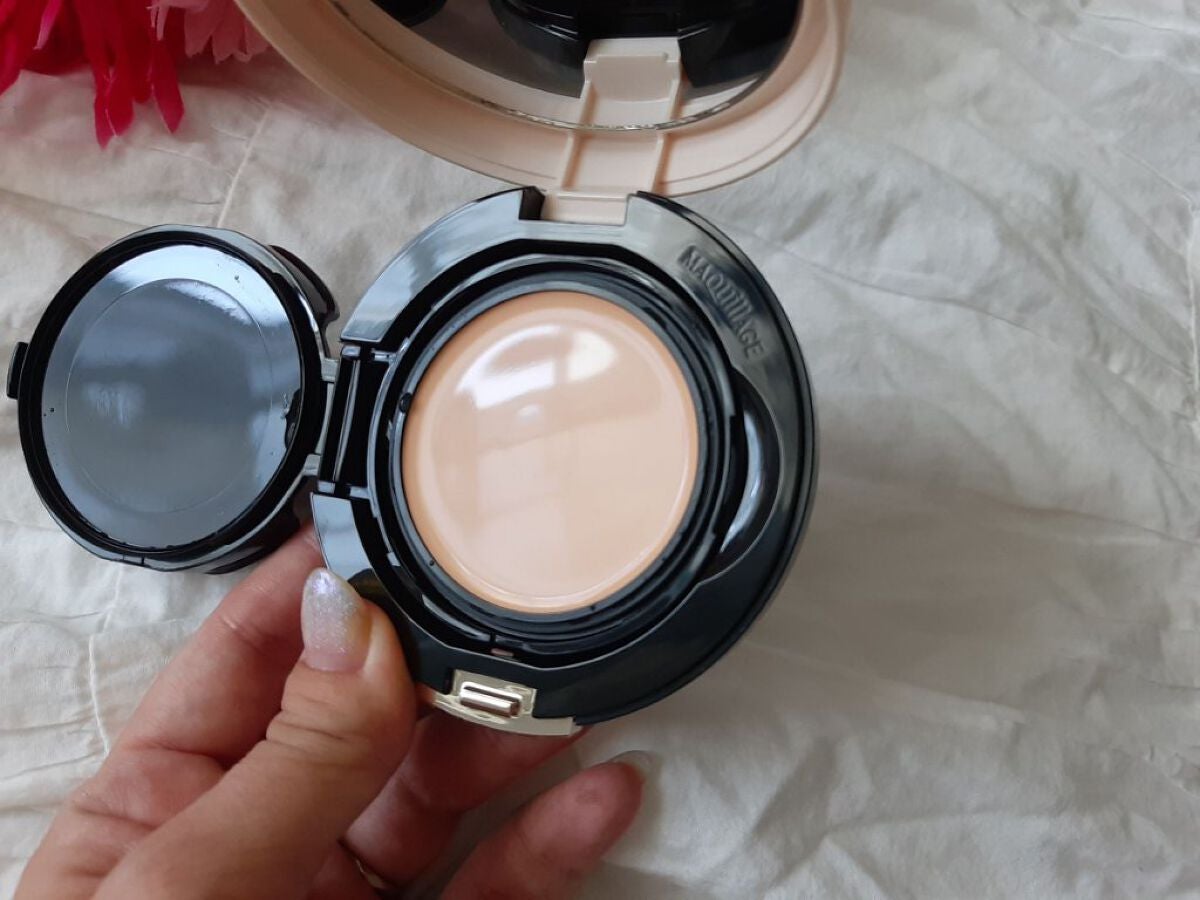 ドラマティッククッションジェリー/マキアージュ/クッションファンデーションを使ったクチコミ(2枚目)