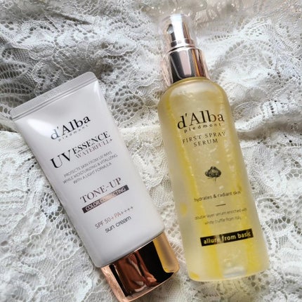 ウォータフルトーンアップサンクリーム/ダルバ/日焼け止めクリームを使ったクチコミ(1枚目)