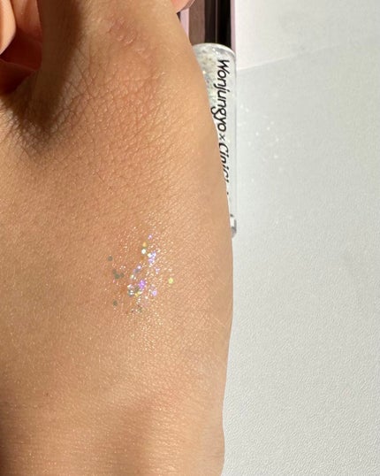 ウォンジョンヨ ダイヤモンドライナー/Wonjungyo/リキッドアイシャドウを使ったクチコミ(3枚目)