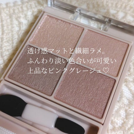 シルキースフレアイズ(マットタイプ)/キャンメイク/アイシャドウパレットを使ったクチコミ(3枚目)