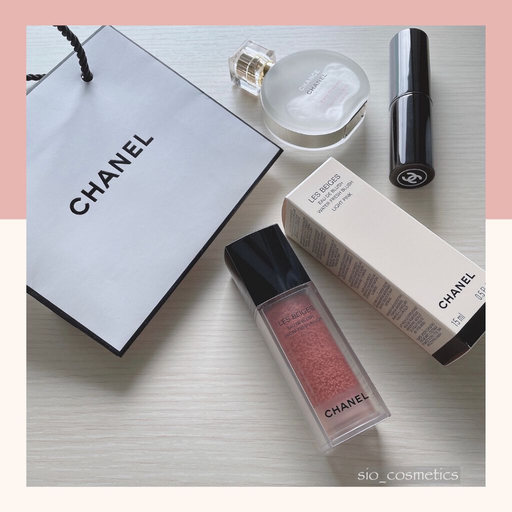 シャネルレベージュファンデ、チークセット