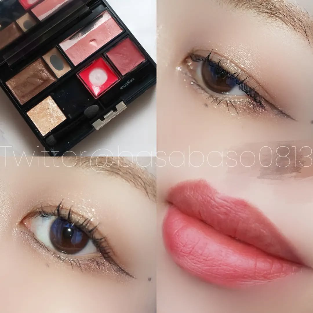 ドラマティックアイカラー (マルチ) BR343 アーモンドガレット/マキアージュ/マルチパレットを使ったクチコミ（1枚目）