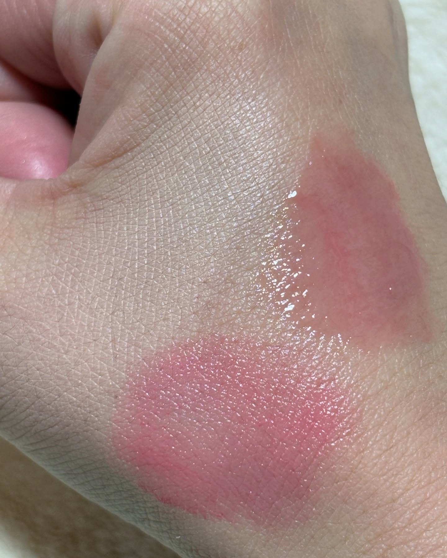 リップアンドチーク ブラーリープリンポット/fwee/口紅を使ったクチコミ（3枚目）