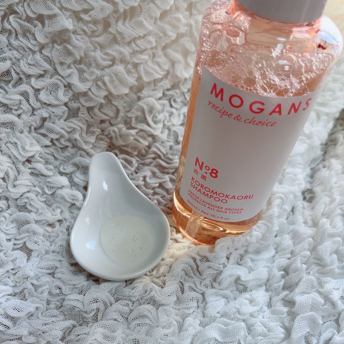 ノンシリコン アミノ酸 シャンプー/コンディショナー 衣薫(ころもかおる)/MOGANS/市販シャンプーを使ったクチコミ(4枚目)