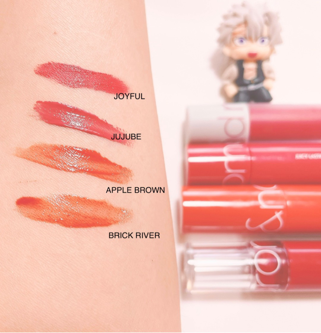 グラスティングウォーターティント/rom&nd/リップティントを使ったクチコミ（2枚目）