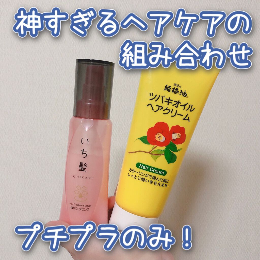 ツバキオイルヘアクリーム/黒ばら純椿油/ヘアワックス・クリームを使ったクチコミ(1枚目)