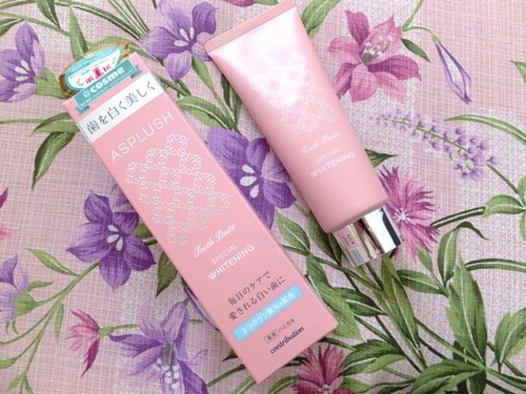 ASPLUSH(アスプラッシュ) ピーチミント/CONTRIBUTION/歯磨き粉を使ったクチコミ(1枚目)