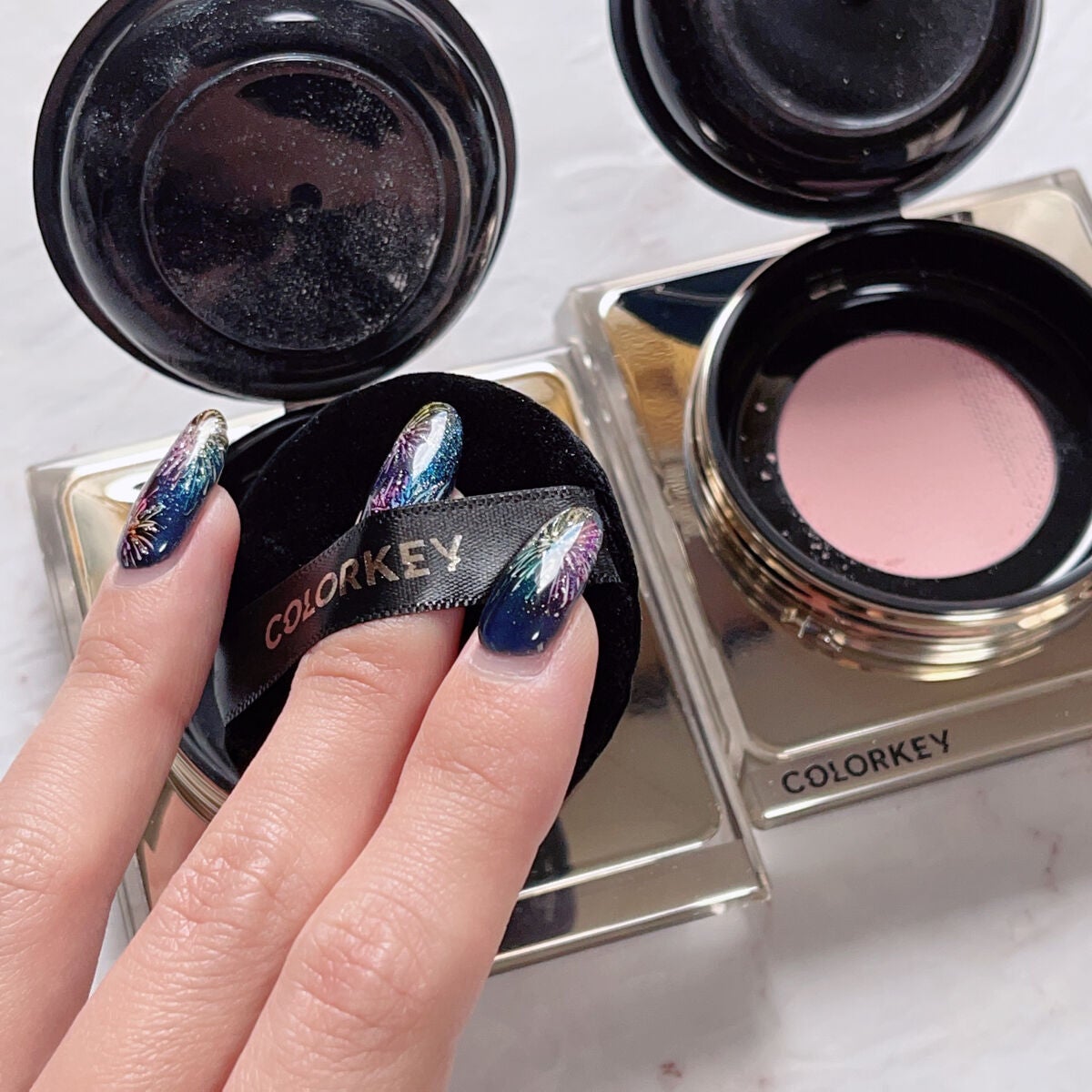 ラスティングルースパウダー/COLORKEY/ルースパウダーを使ったクチコミ(3枚目)