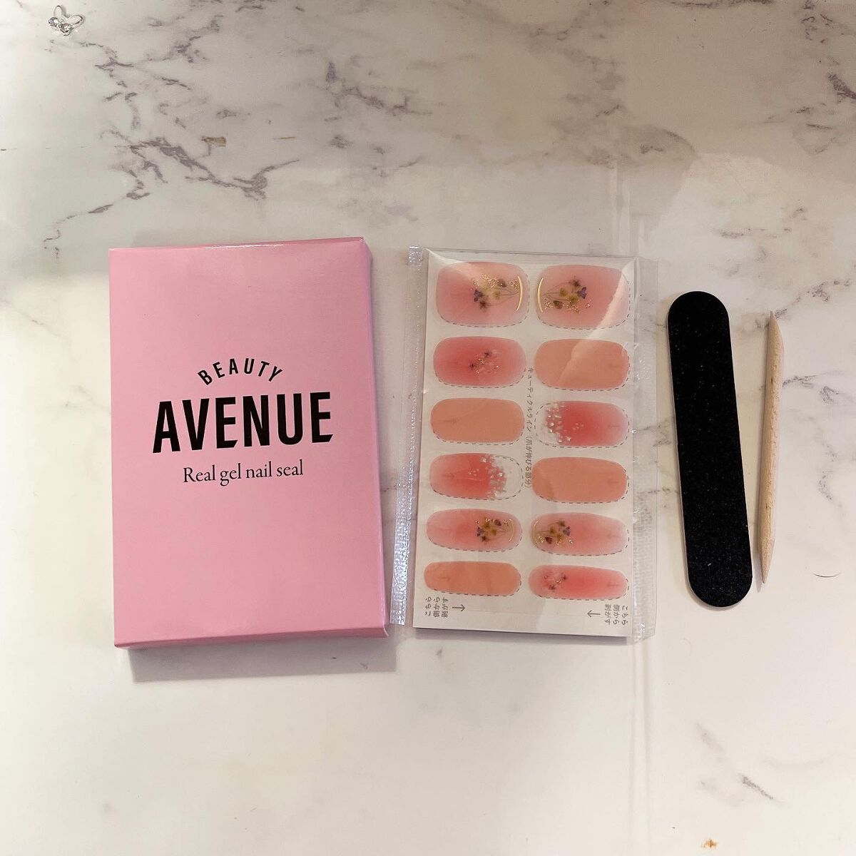リアルジェルネイルシール/BEAUTY AVENUE/ネイルシールを使ったクチコミ(3枚目)