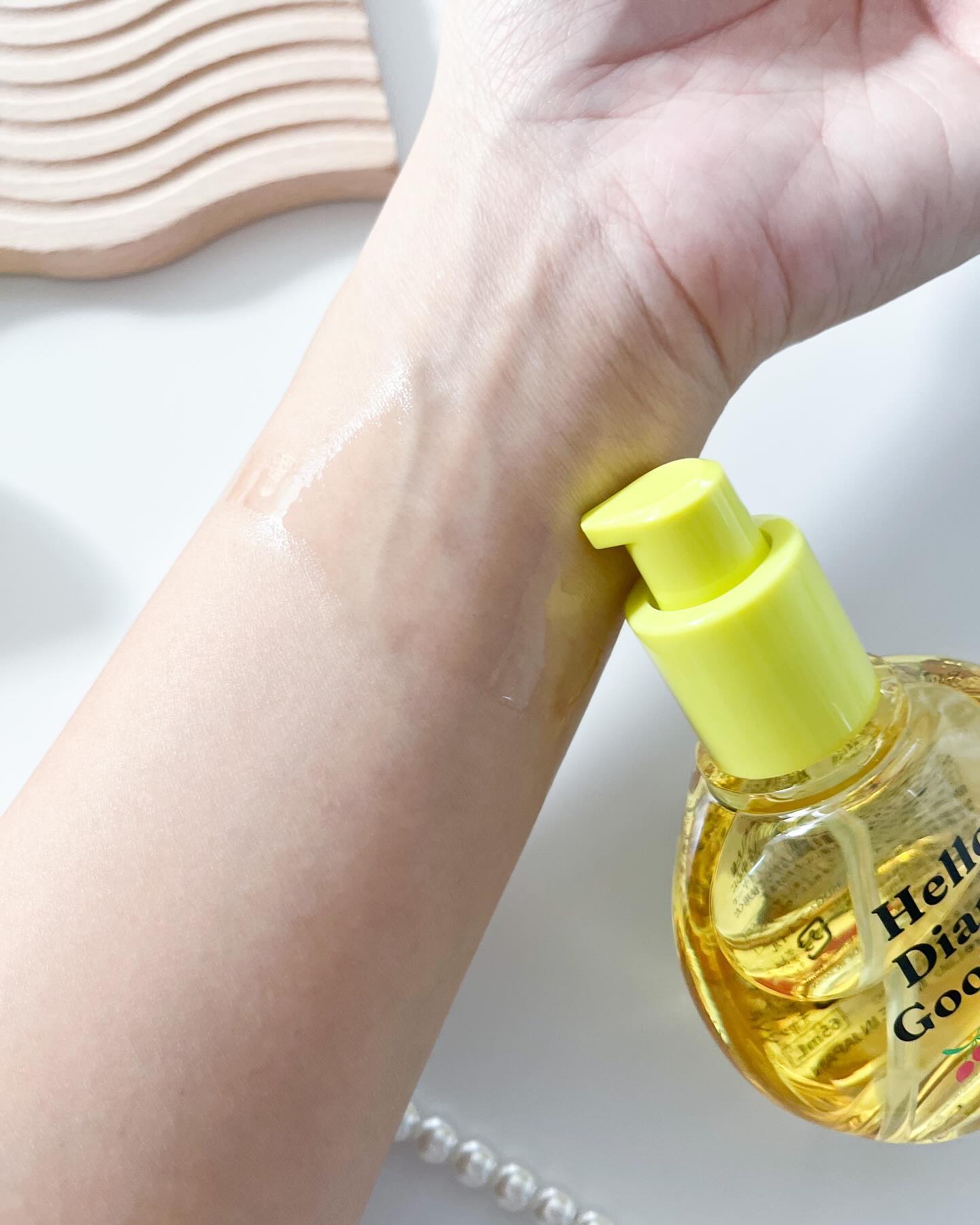 ハローダイアン グッバイ うるおい補修ヘアオイル/ダイアン/ヘアオイルを使ったクチコミ（3枚目）