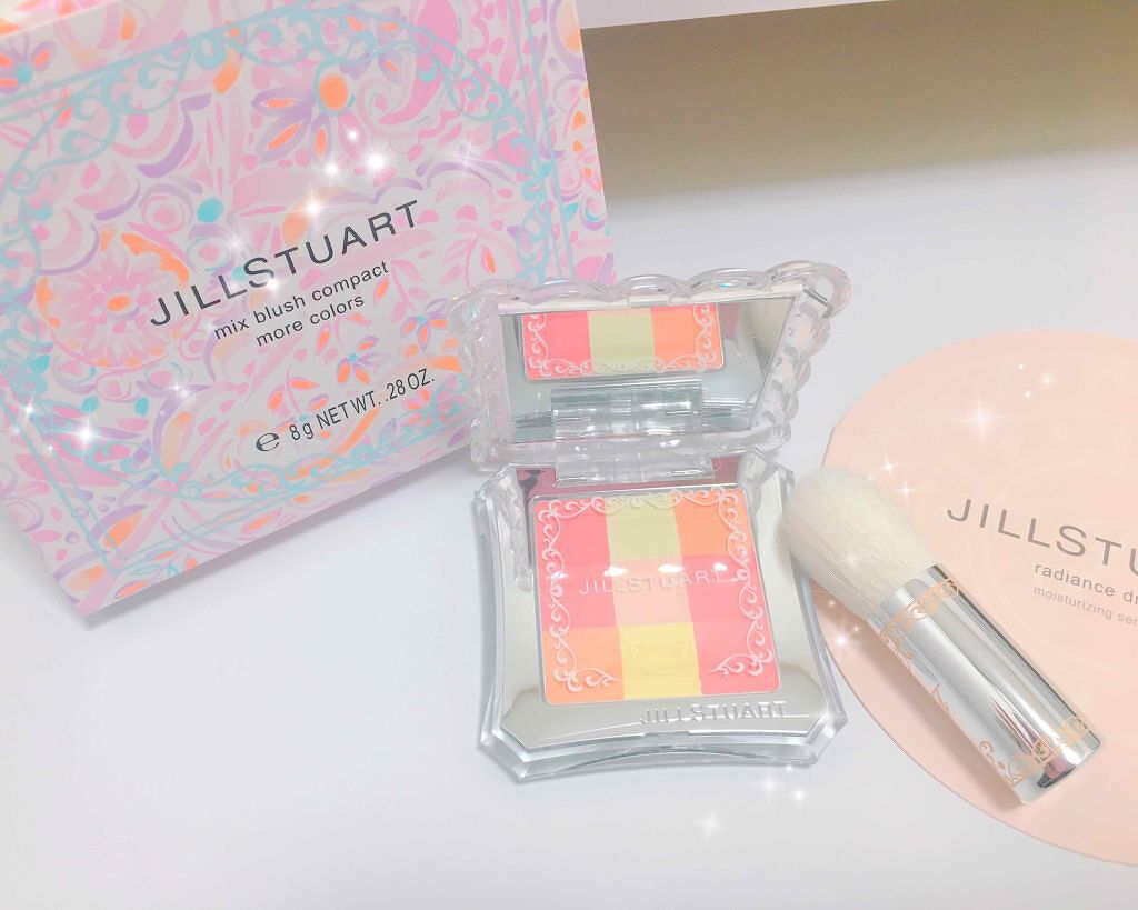 ミックスブラッシュ コンパクト モアカラーズ/JILL STUART/パウダーチークを使ったクチコミ（1枚目）