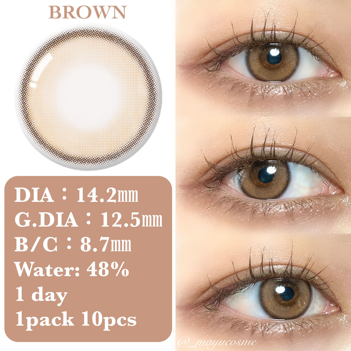 Real Ring 1day/OLENS/ワンデー（１DAY）カラコンを使ったクチコミ（2枚目）