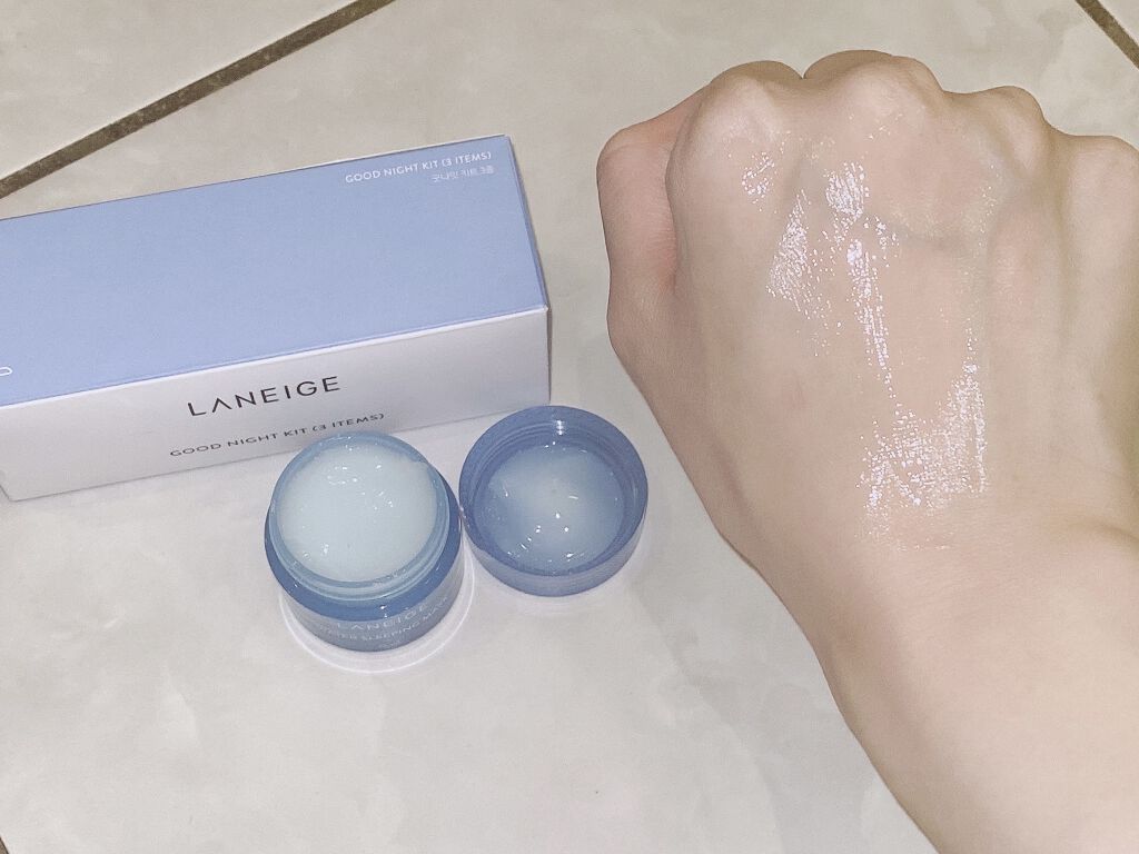 ウォータースリーピングパック/LANEIGE/フェイスクリームを使ったクチコミ（3枚目）