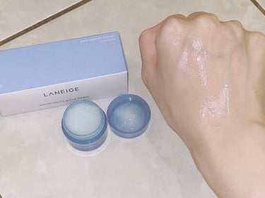 ウォータースリーピングパック/LANEIGE/フェイスクリームを使ったクチコミ（3枚目）